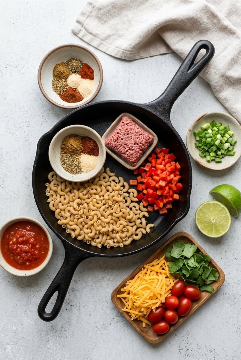 ingredients for Taco Mac
