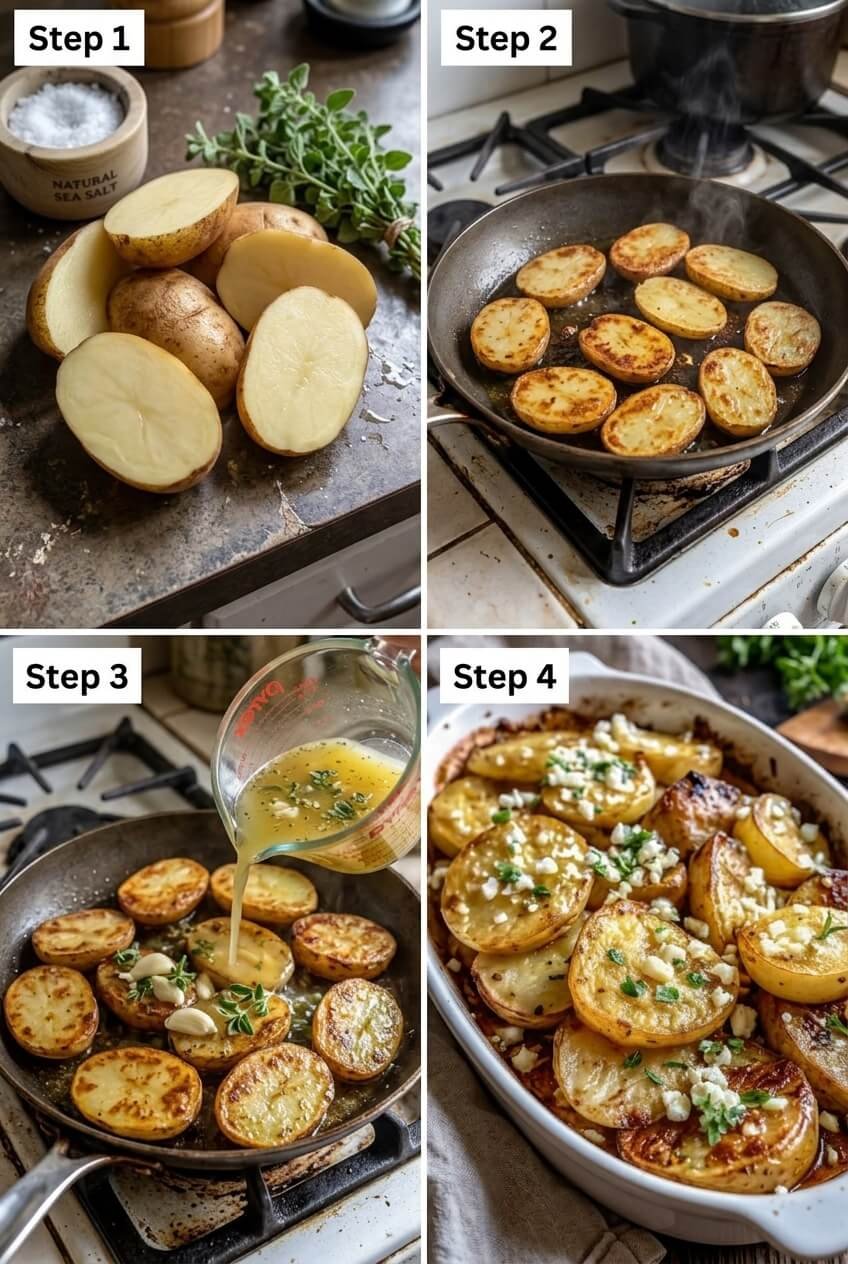 how to make Authentic Greek Lemon Potatoes Recipe step by step