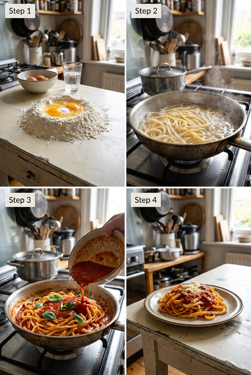 how to make Classic Homemade Egg Pasta Dough step by step