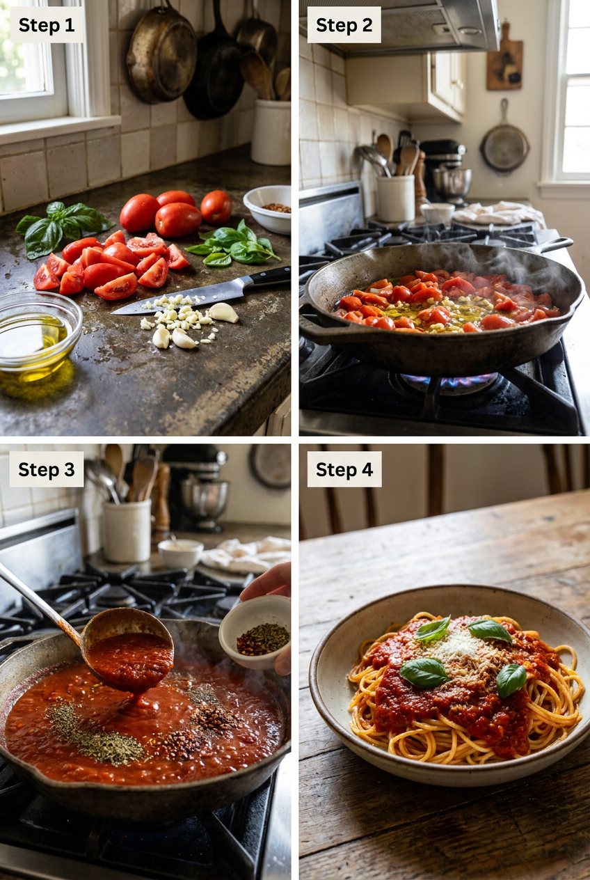 how to make Classic Italian Marinara Sauce step by step