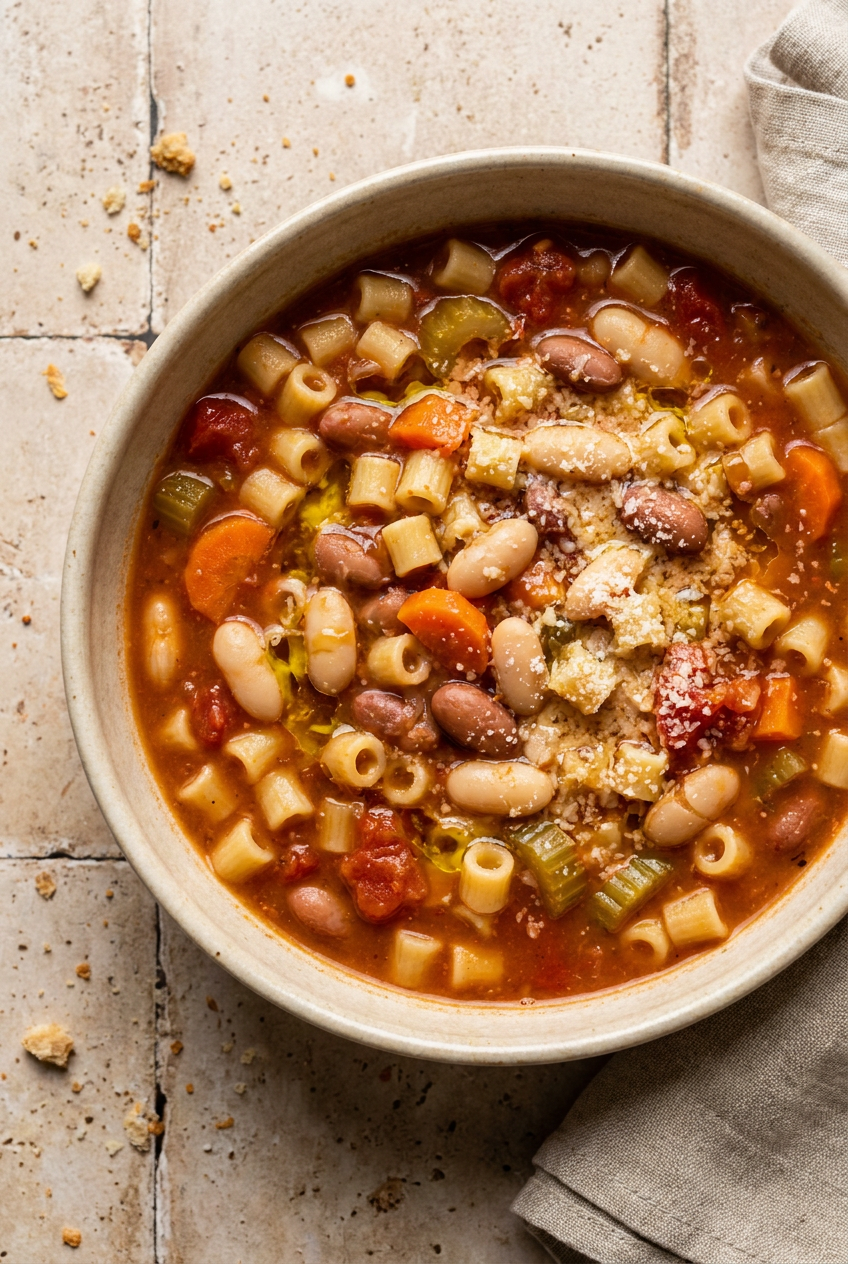 Classic Pasta e Fagioli (Pasta Fazool)