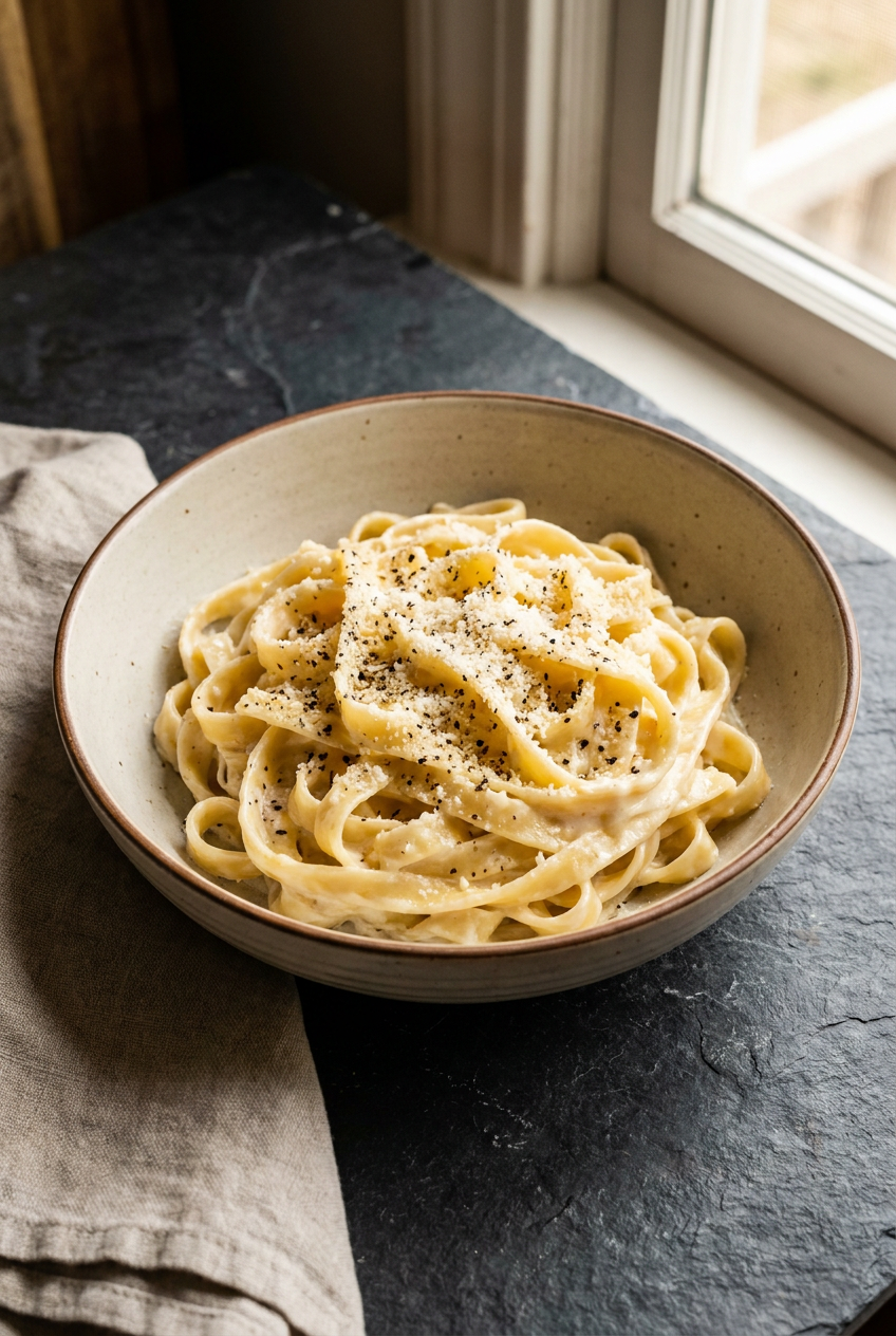 Easy Classic Fettuccine Alfredo
