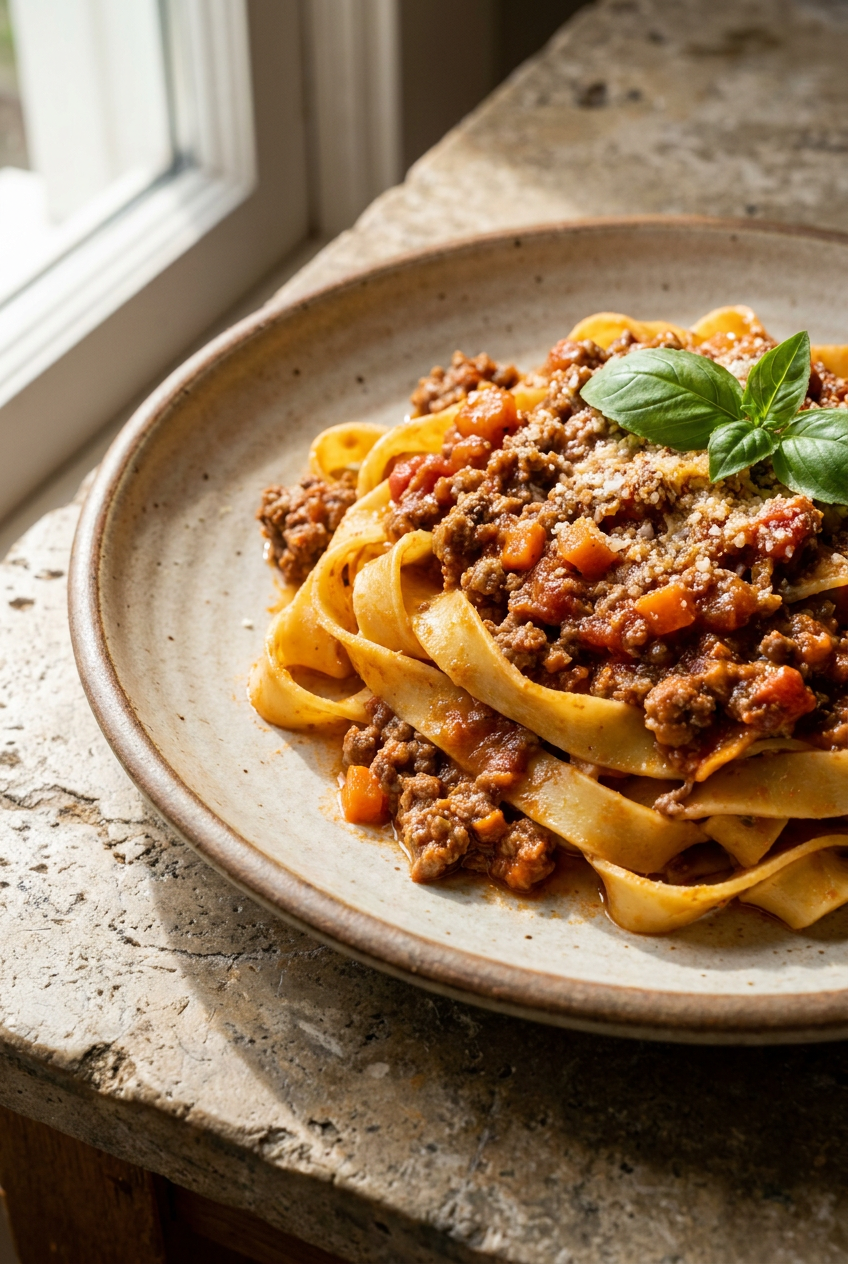 Tagliatelle al Ragù (Classic Bolognese)